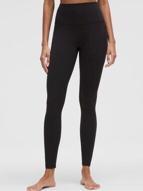 Lululemon Align High Rise Tight With Pockets 28” Black Sz 6 NWT